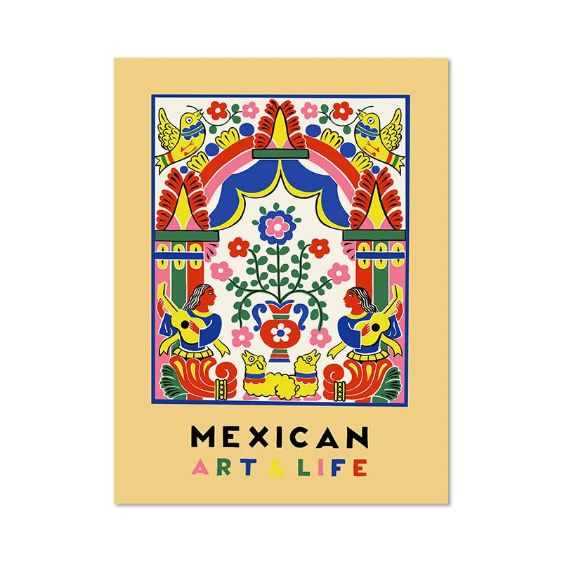 affiche poster art mexicain