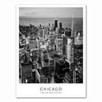 Thumbnail for affiche poster ville noir et blanc