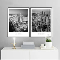 Thumbnail for affiche poster ville noir et blanc