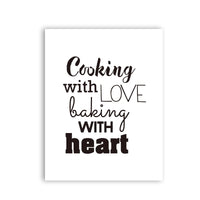 Thumbnail for affiche poster noir et blanc cuisine