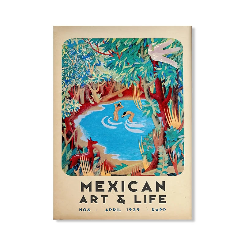 affiche poster art mexicain