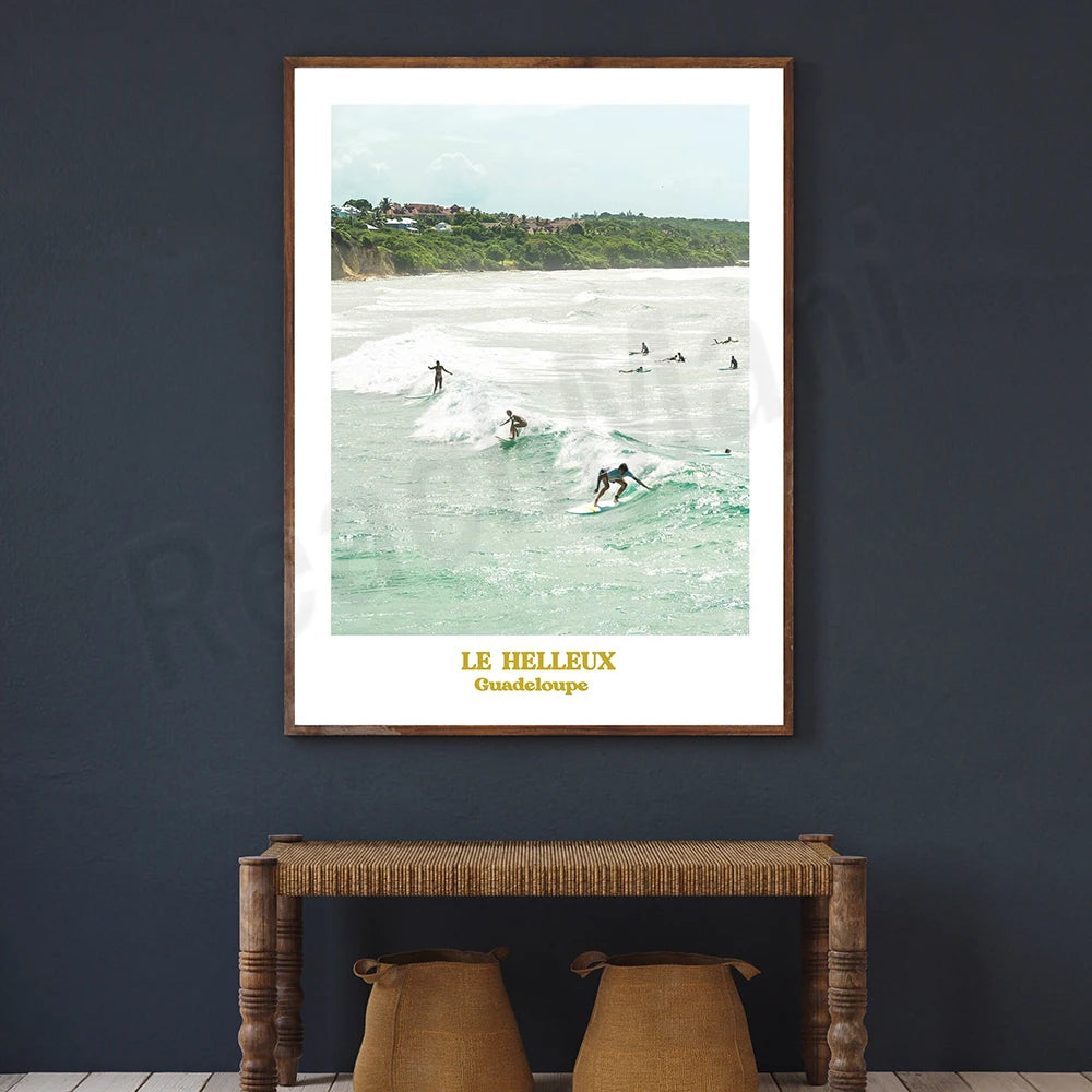 affiche poster ville Guadeloupe