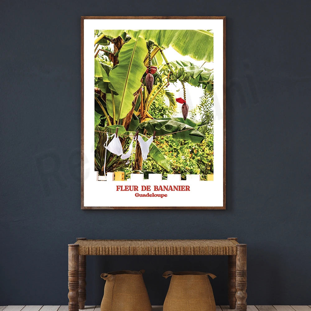 affiche poster ville Guadeloupe