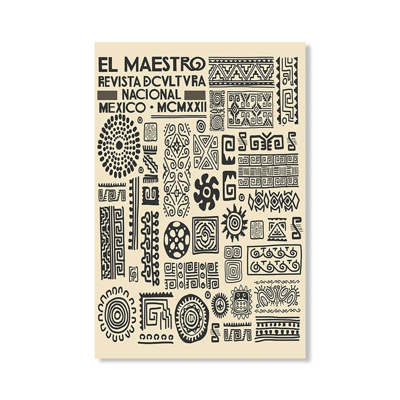 affiche poster art mexicain