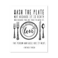 Thumbnail for affiche poster noir et blanc cuisine