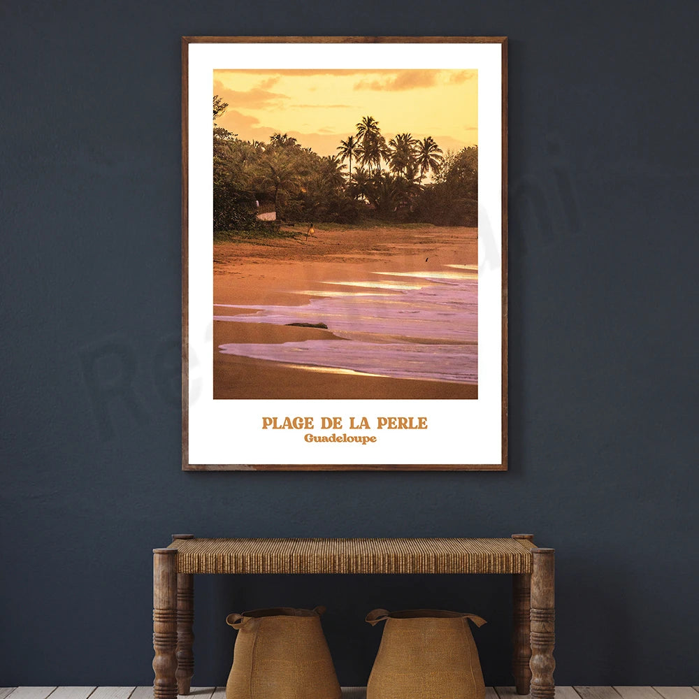 affiche poster ville Guadeloupe