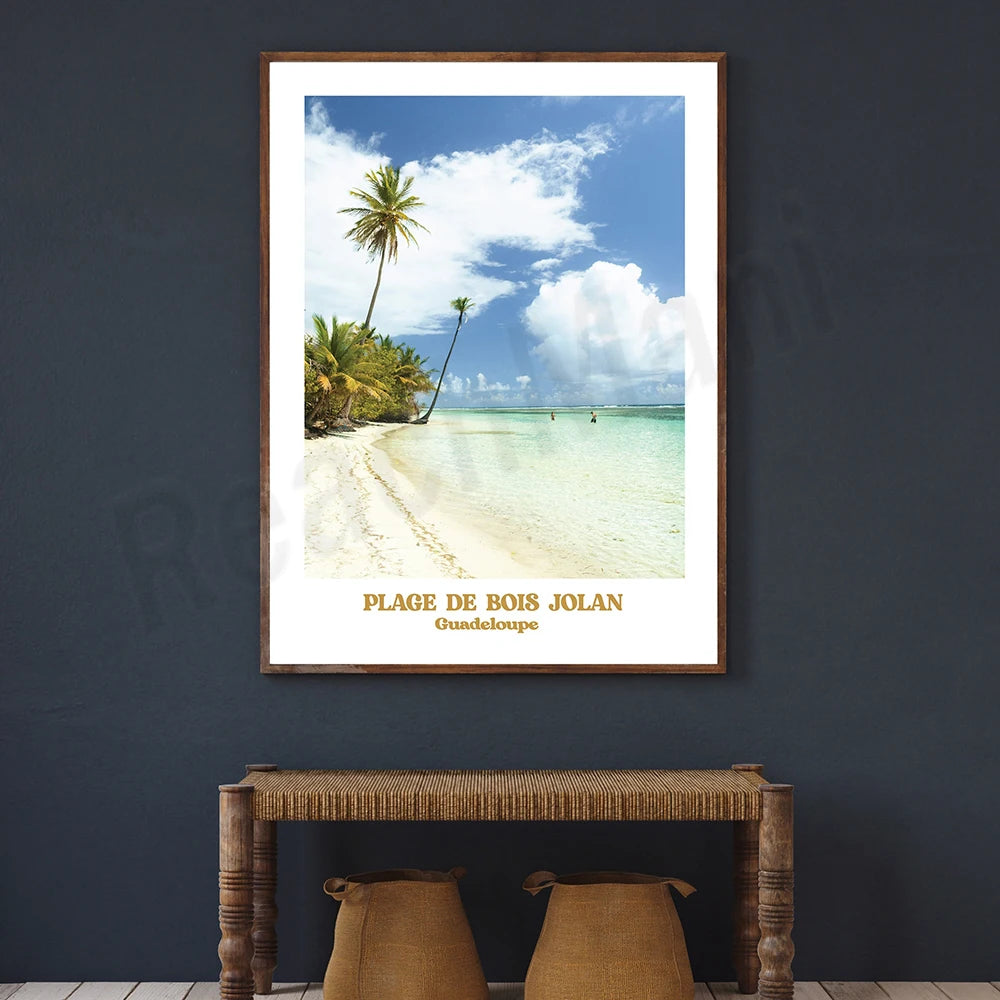 affiche poster ville Guadeloupe
