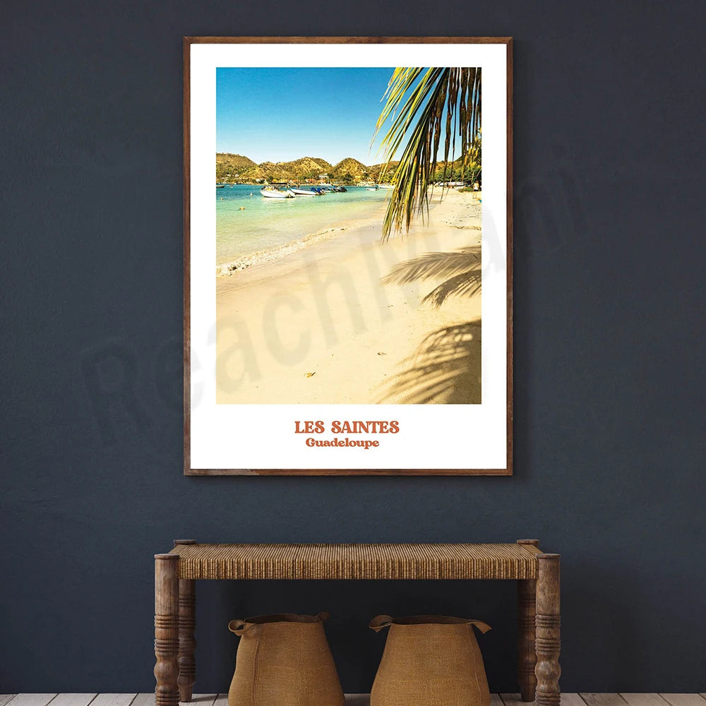 affiche poster ville Guadeloupe