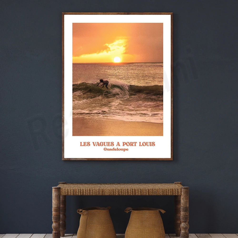 affiche poster ville Guadeloupe