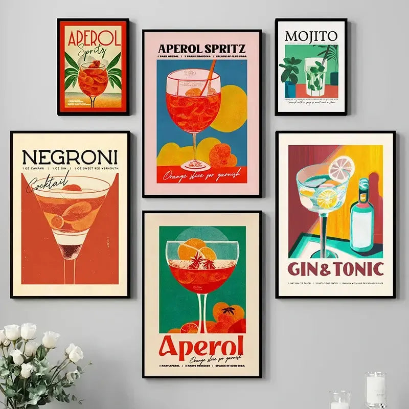 affiche poster cuisine cocktail-Affiche- affiches-posters.fr