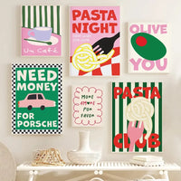 Thumbnail for affiche poster cuisine italienne-Affiche- affiches-posters.fr