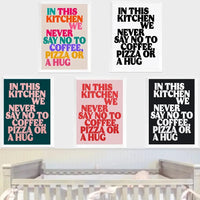 Thumbnail for affiche poster cuisine texte couleur-Affiche- affiches-posters.fr