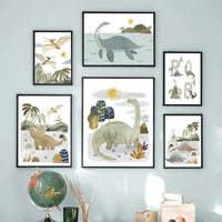 Thumbnail for affiche poster dinosaure chambre enfant-Affiche- affiches-posters.fr