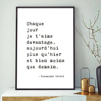 Thumbnail for affiche poster noir et blanc message-Affiche- affiches-posters.fr