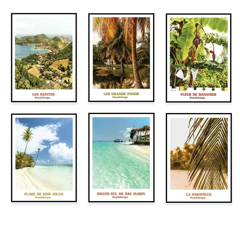 affiche poster ville Guadeloupe-Affiche- affiches-posters.fr