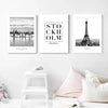 affiche poster ville noir et blanc-Affiche- affiches-posters.fr