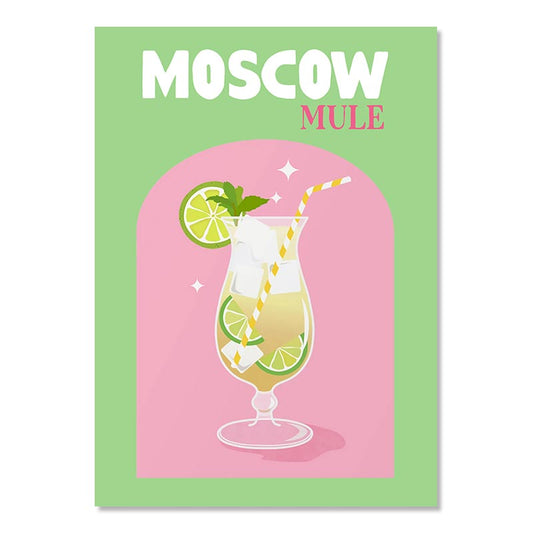 Affiche Cocktail Moscow Mule