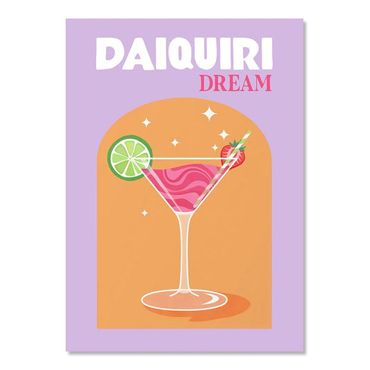 Affiche Cocktail Daiquiri Dream