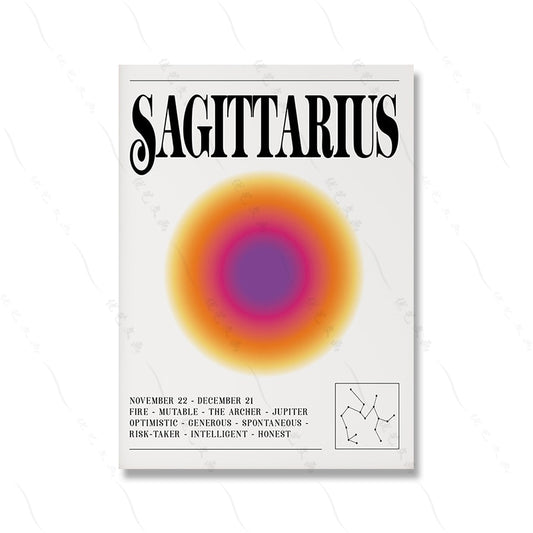 Affiche Signe Astrologique Sagittaire
