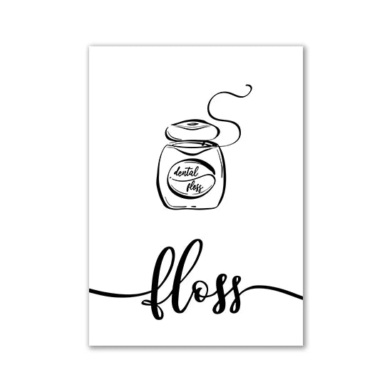affiche poster deco salle de bain