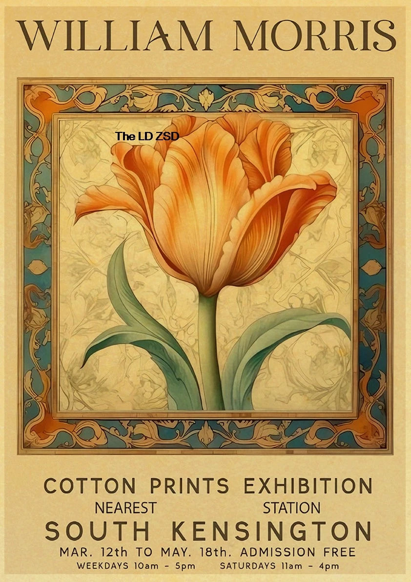 affiche poster nature vintage