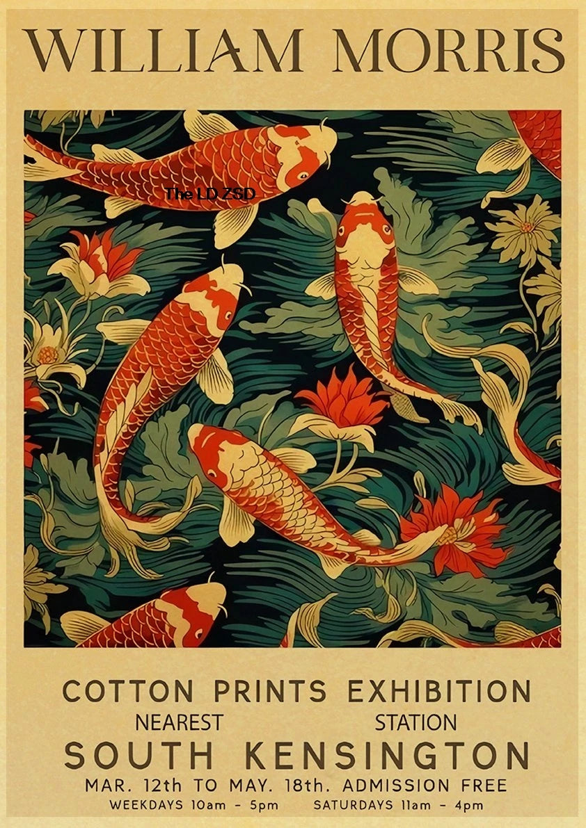 affiche poster nature vintage