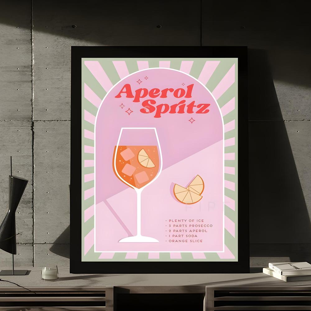 affiche poster art cocktail