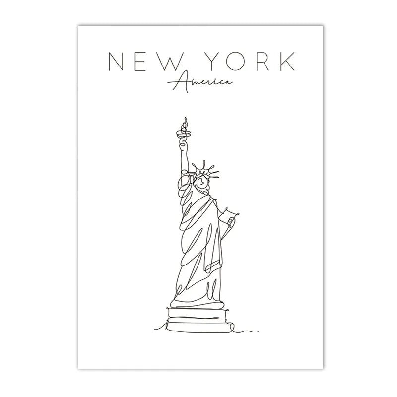 affiche poster New York ville
