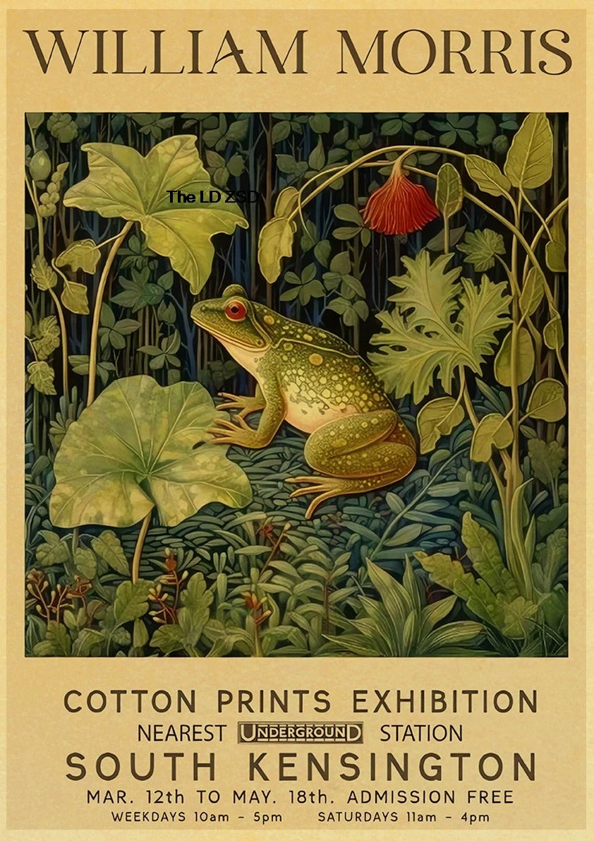 affiche poster nature vintage