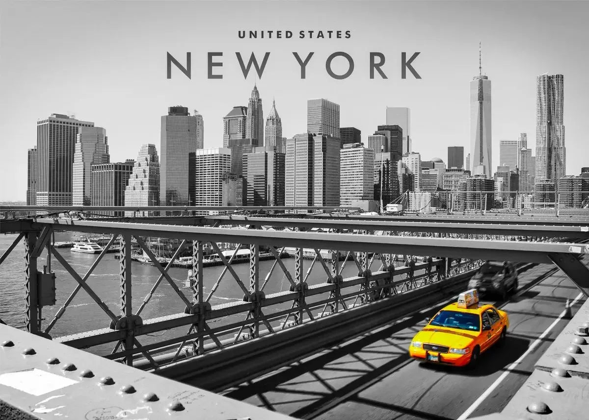 affiche poster New York paysage