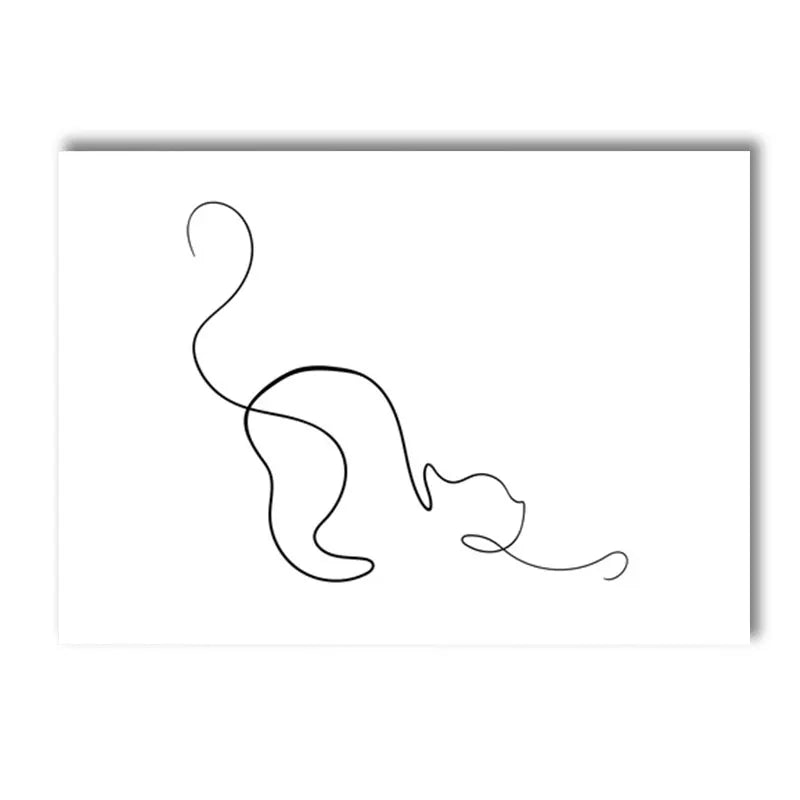 affiche poster noir et blanc moderne