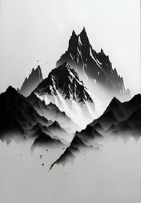 Thumbnail for affiche poster noir et blanc arbre