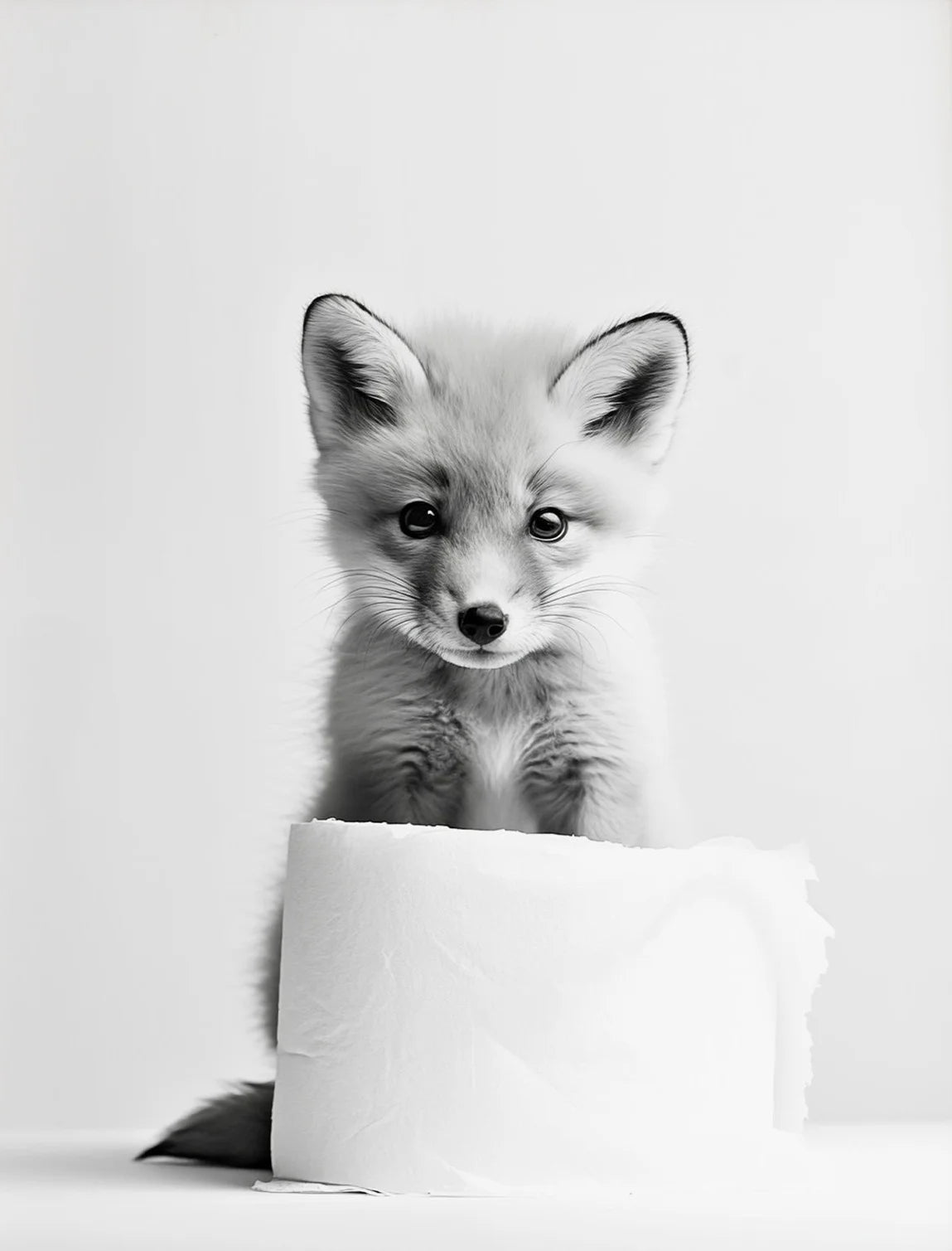 affiche poster noir et blanc animaux