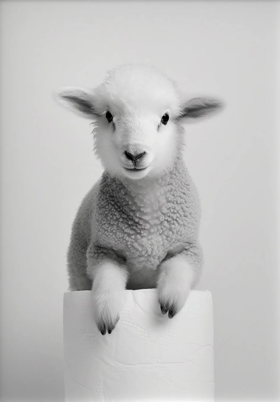affiche poster noir et blanc animaux