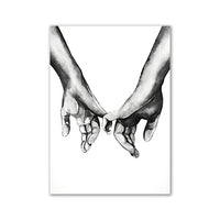 Thumbnail for affiche poster noir et blanc amour