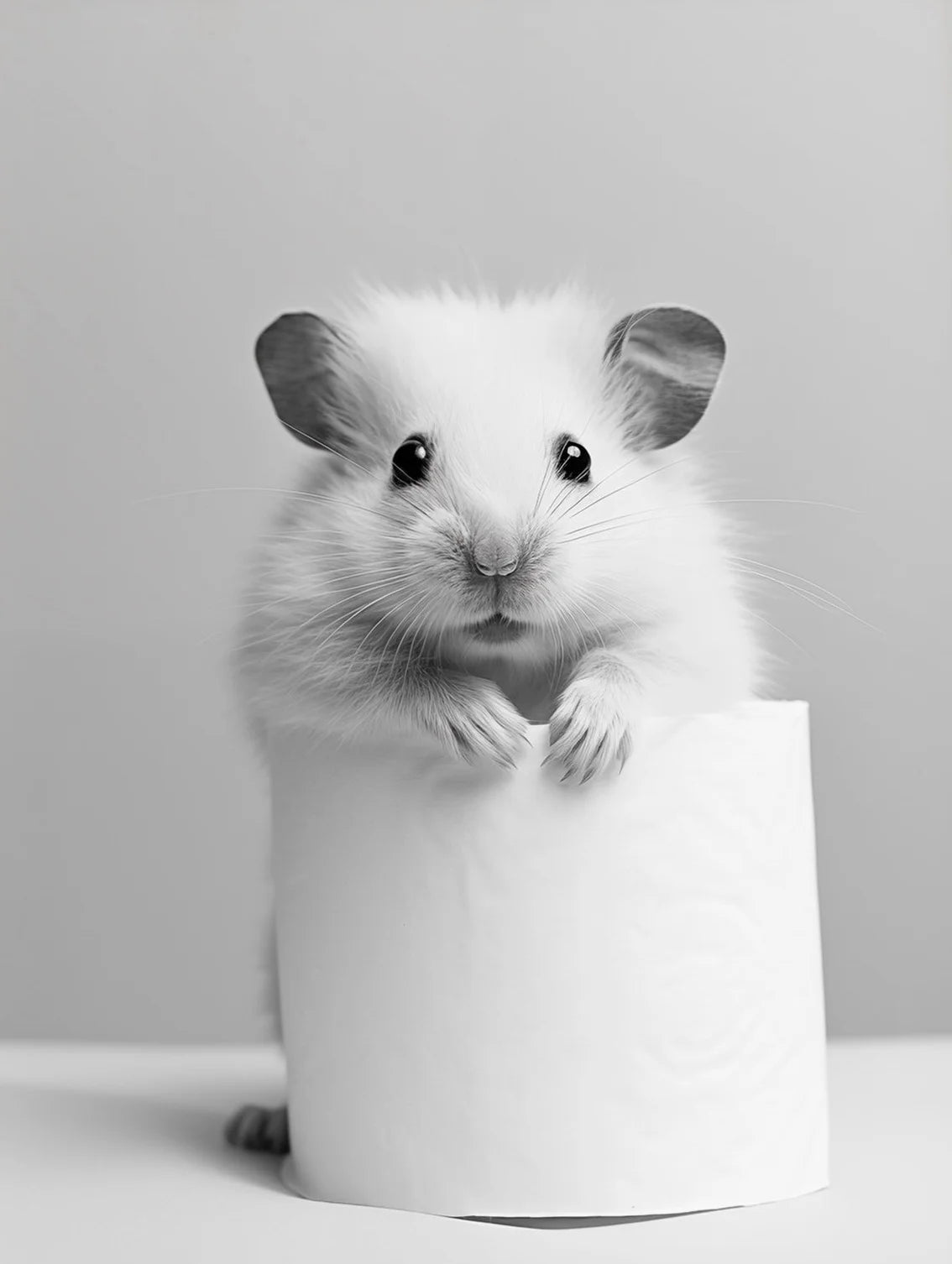 affiche poster noir et blanc animaux
