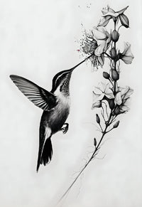 Thumbnail for affiche poster noir et blanc arbre
