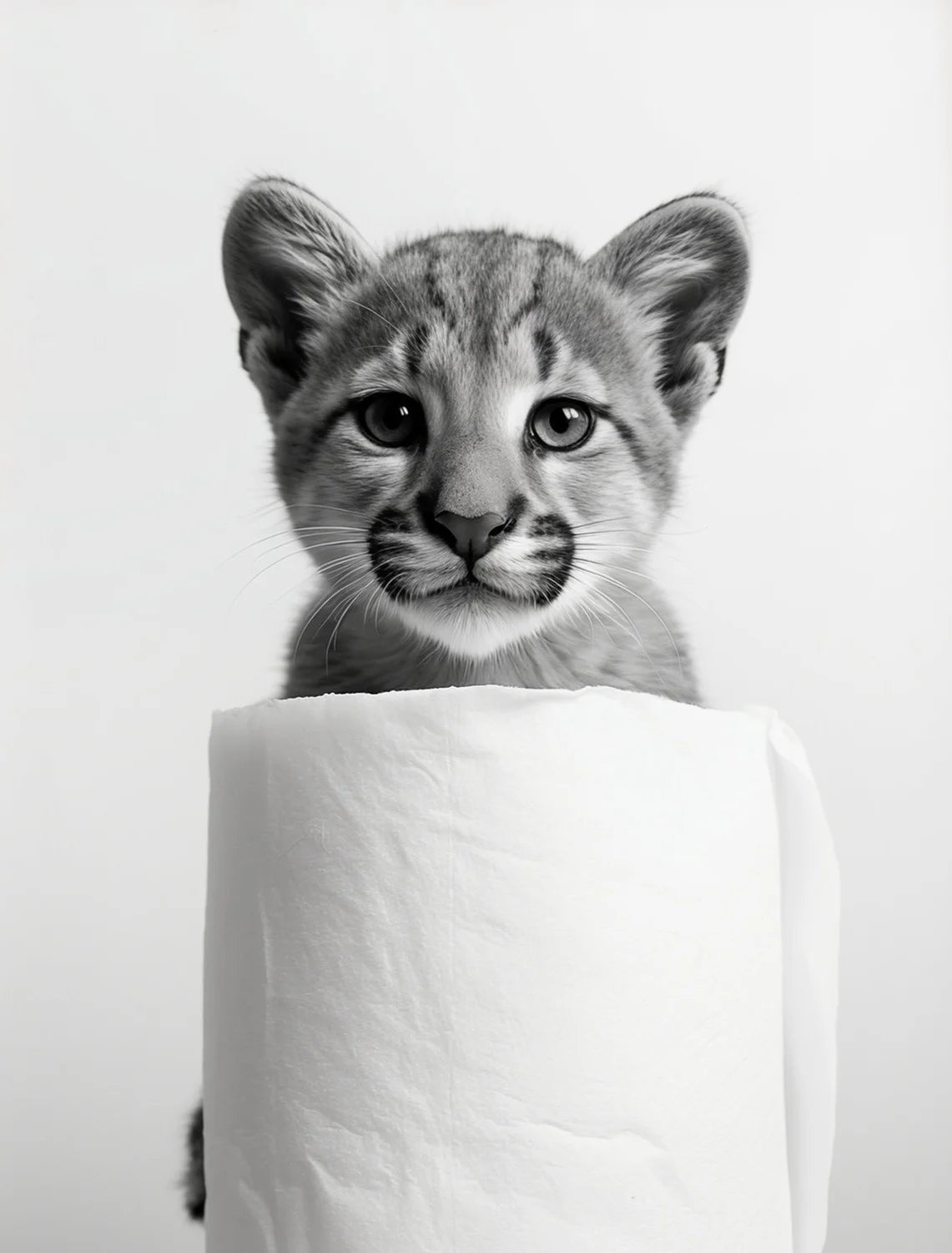 affiche poster noir et blanc animaux