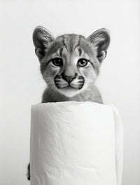 Thumbnail for affiche poster noir et blanc animaux