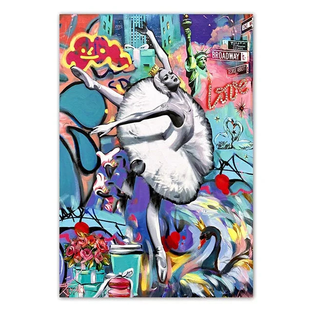 affiche poster grand format art de rue
