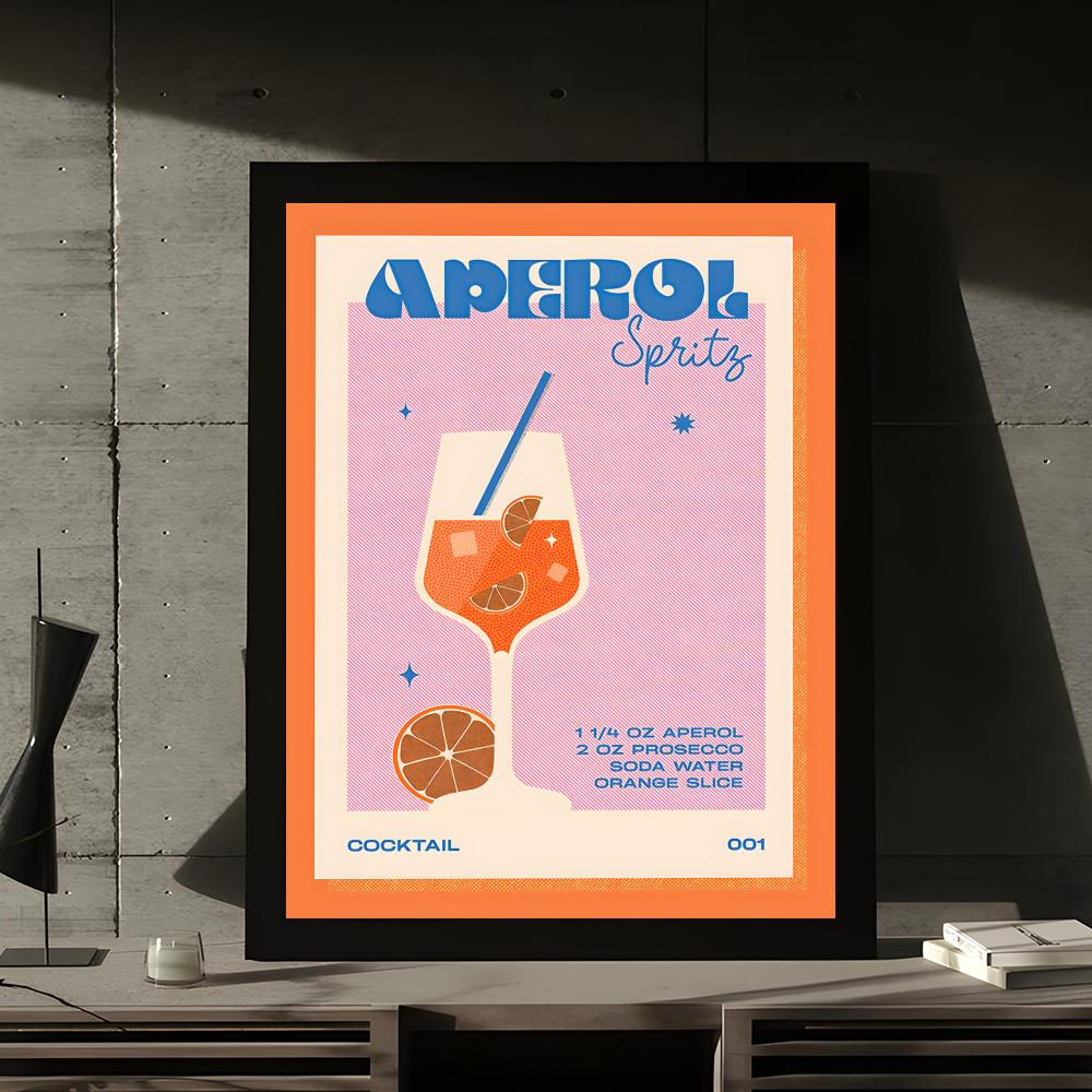affiche poster art cocktail