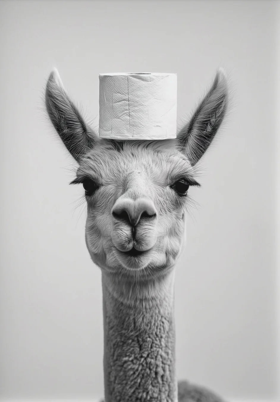 affiche poster noir et blanc animaux