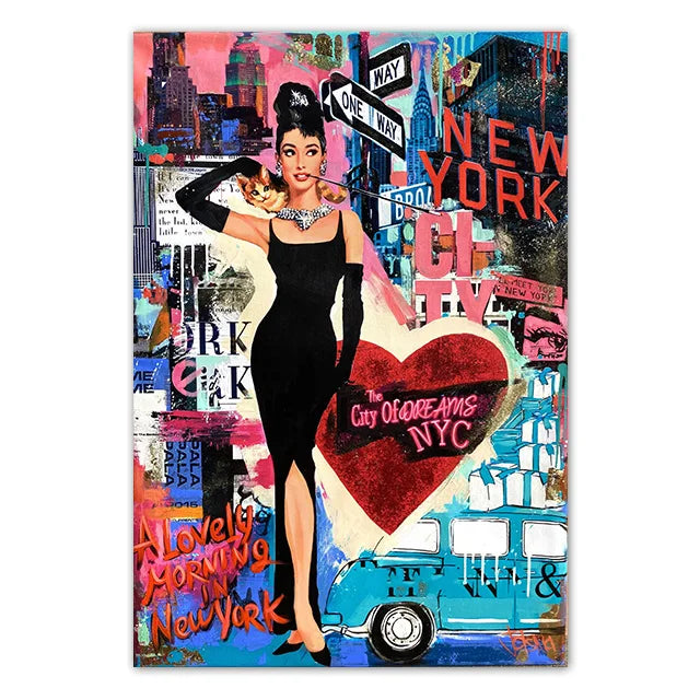 affiche poster grand format art de rue