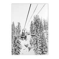 Thumbnail for affiche poster montagne noir et blanc