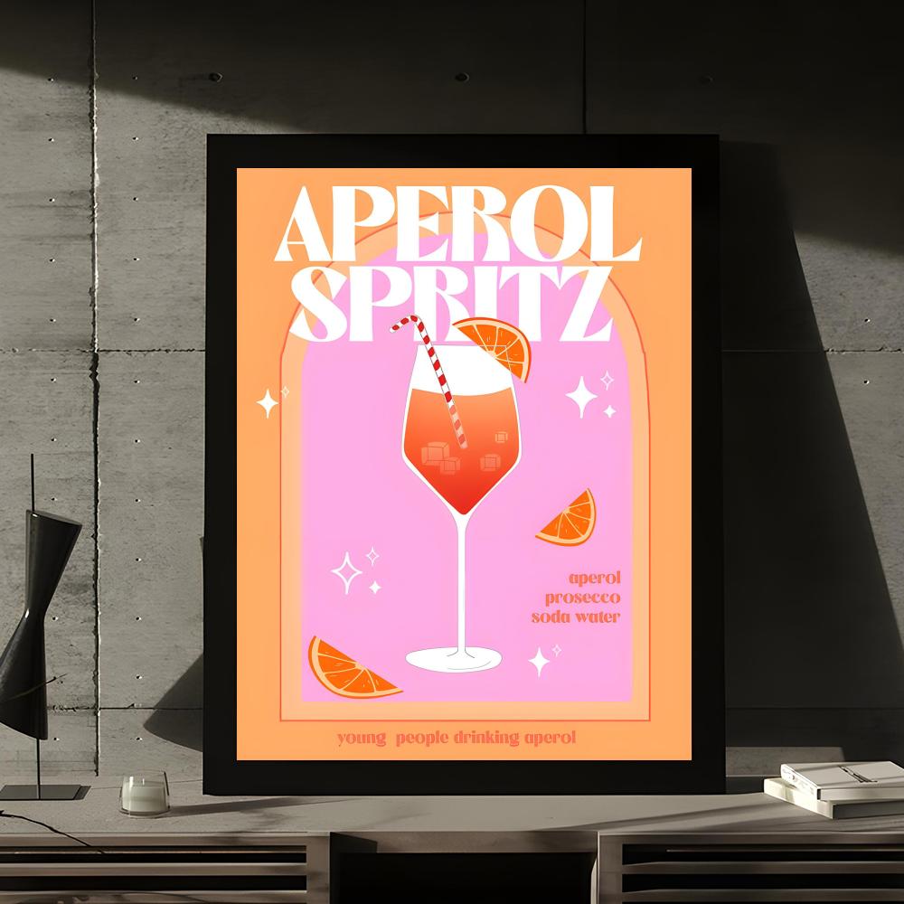 affiche poster art cocktail