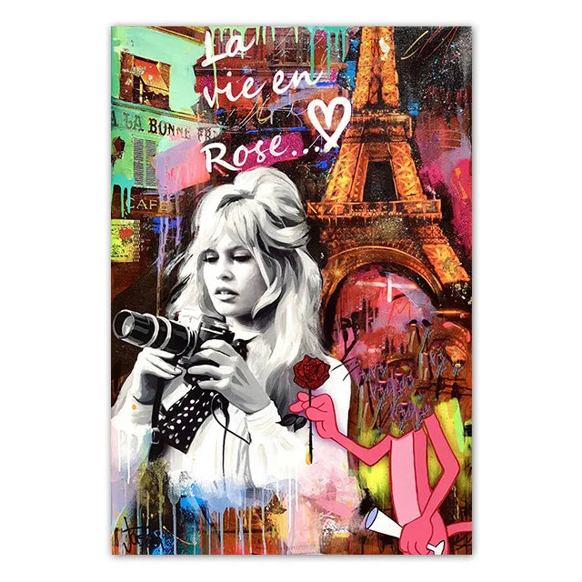 affiche poster grand format art de rue