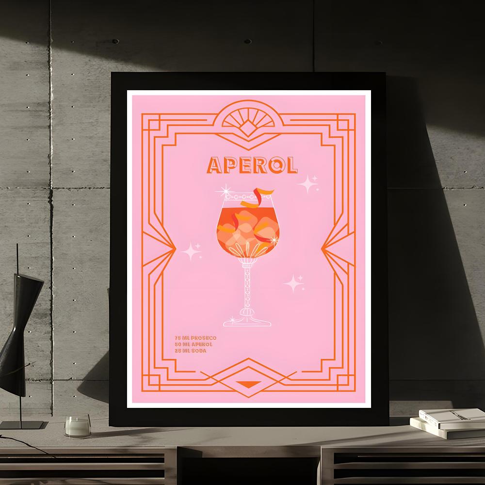 affiche poster art cocktail