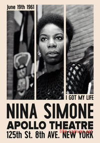 Thumbnail for affiche poster noir et blanc jazz
