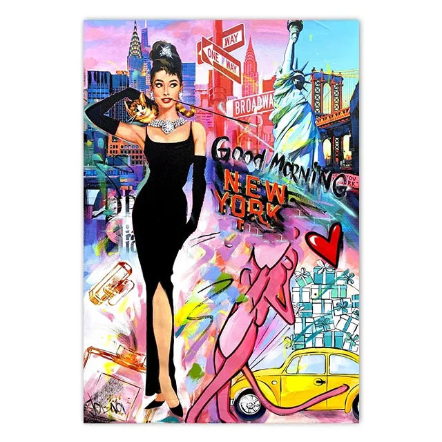 affiche poster grand format art de rue