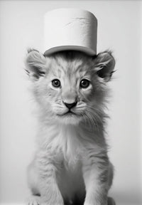 Thumbnail for affiche poster noir et blanc animaux
